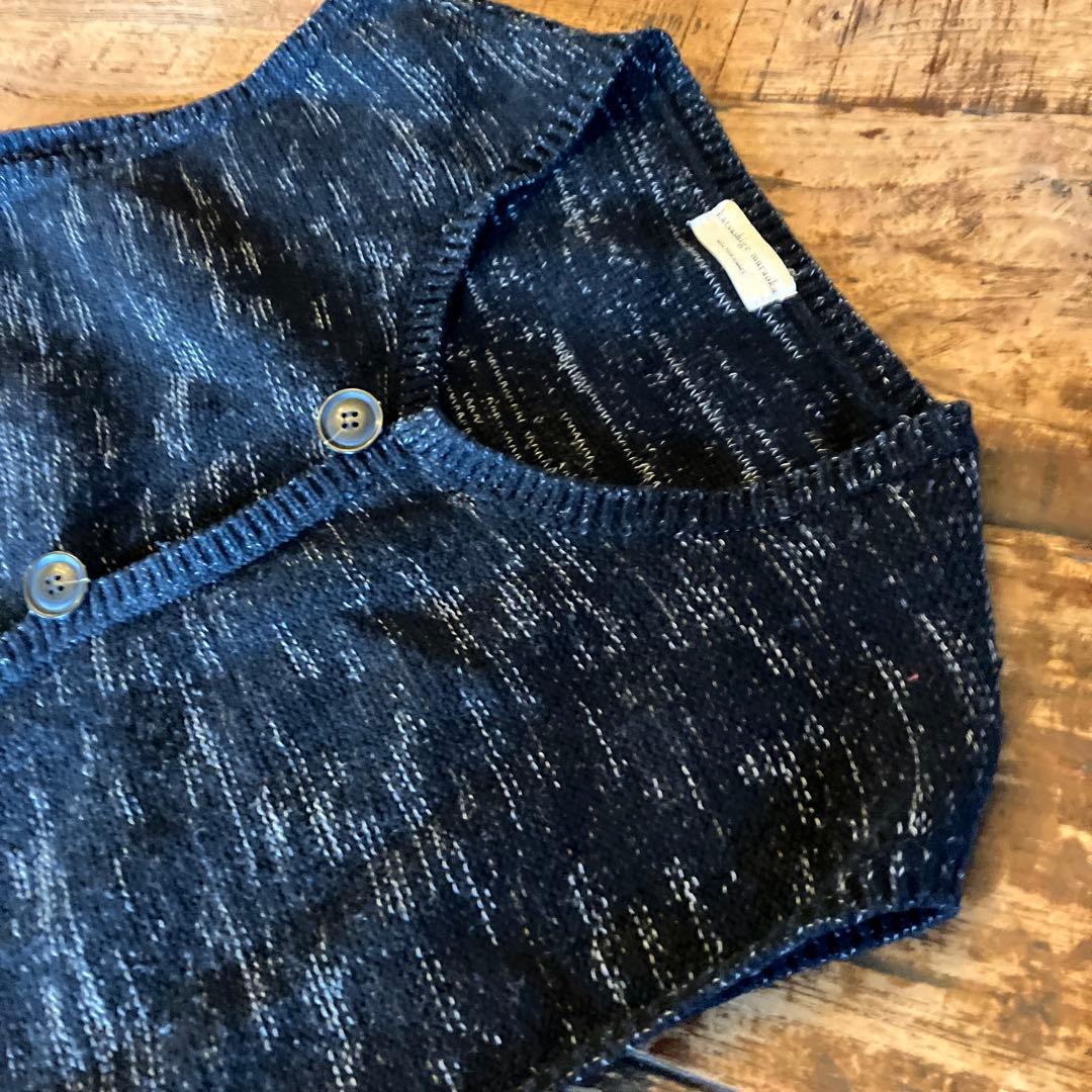 P*r様 Yin&Yang インヤン　勝重村岡 ベスト　毛８５％ナイロン１５%