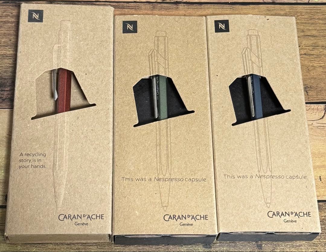 CARAN d'ACHE 849 ネスプレッソ　芯ホルダー&ボールペン