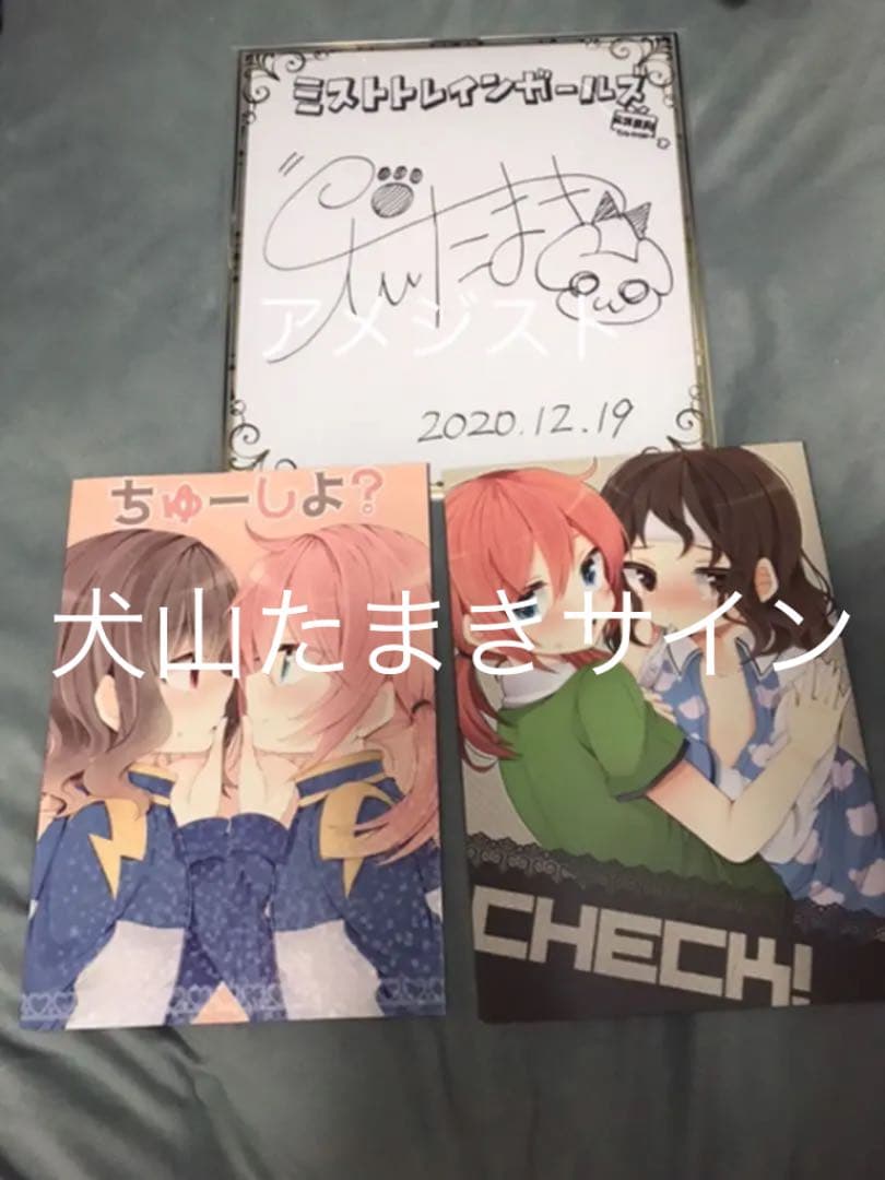 犬山たまき　たまき　サイン　佃煮のりお　vtuber イナイレ　同人誌　セット