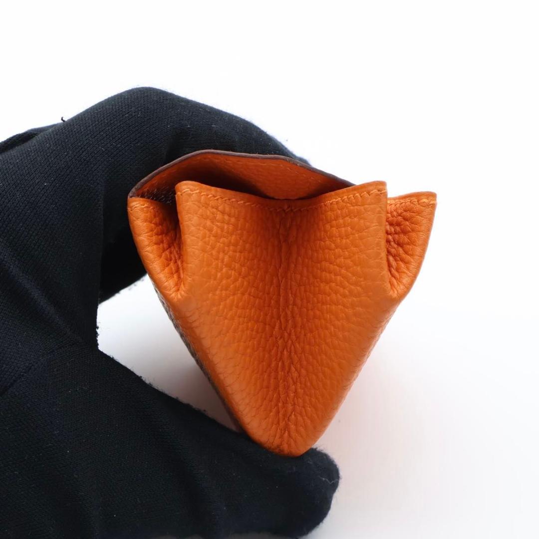 【未使用級】HERMES ルヴァンキャトル　トリヨン　ケース　オレンジ