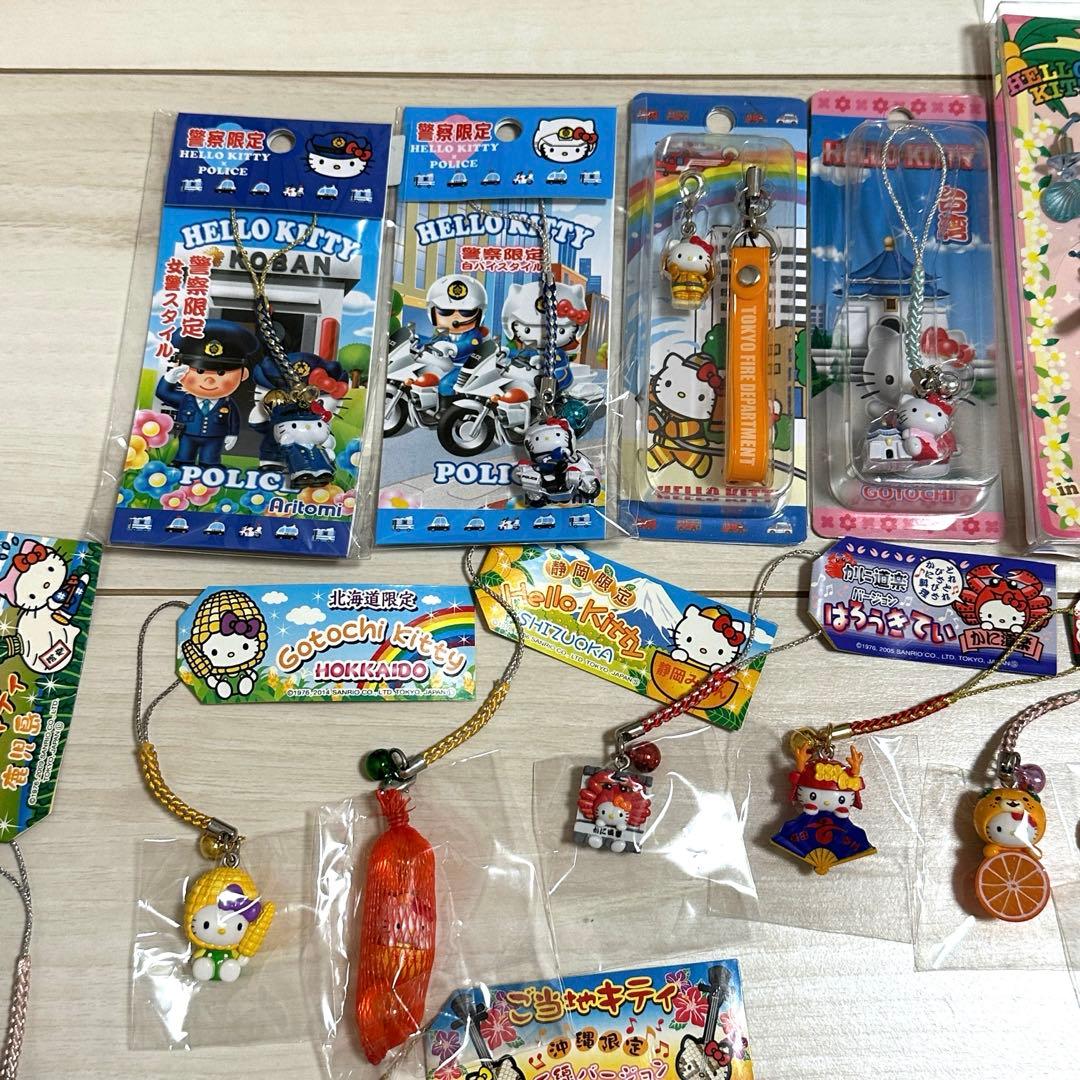 ご当地キティー　 ストラップ 55個セット