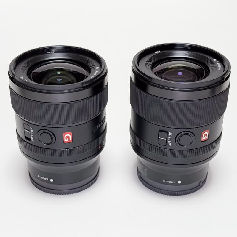 SONY FE 35mmF1.4GM／FE 24mmF1.4GM 2本セット