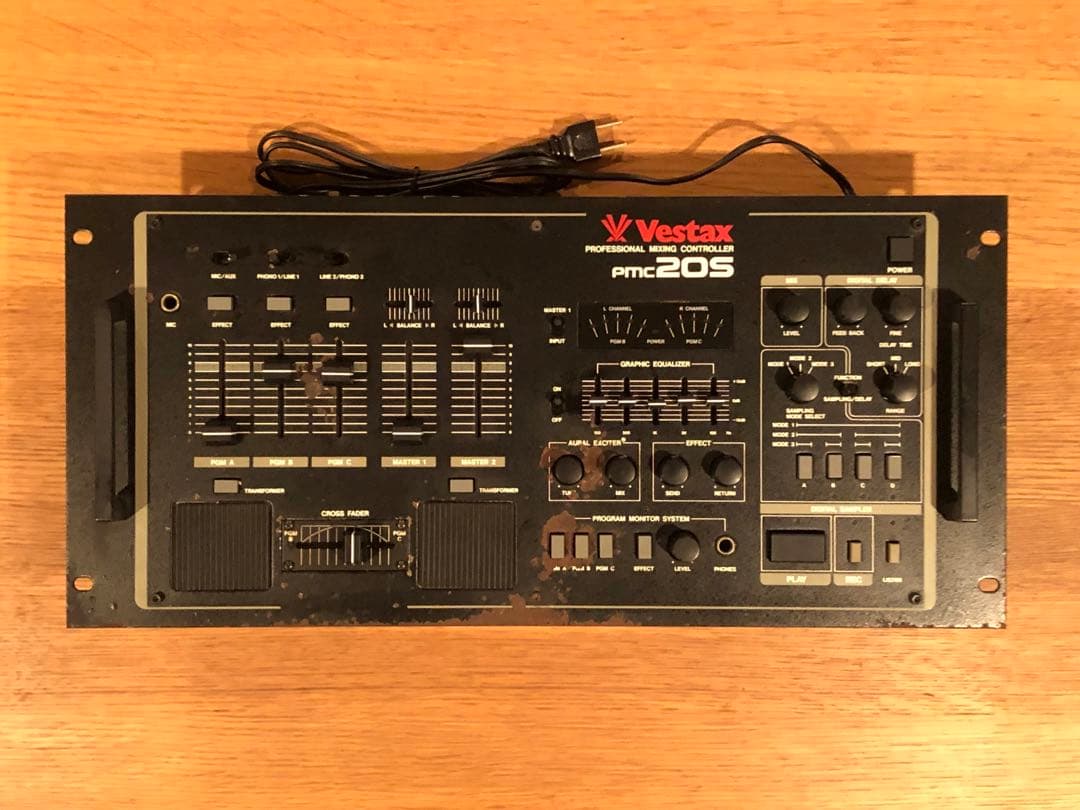 Vestax PMC-20S ビンテージDJミキサー メンテ済み