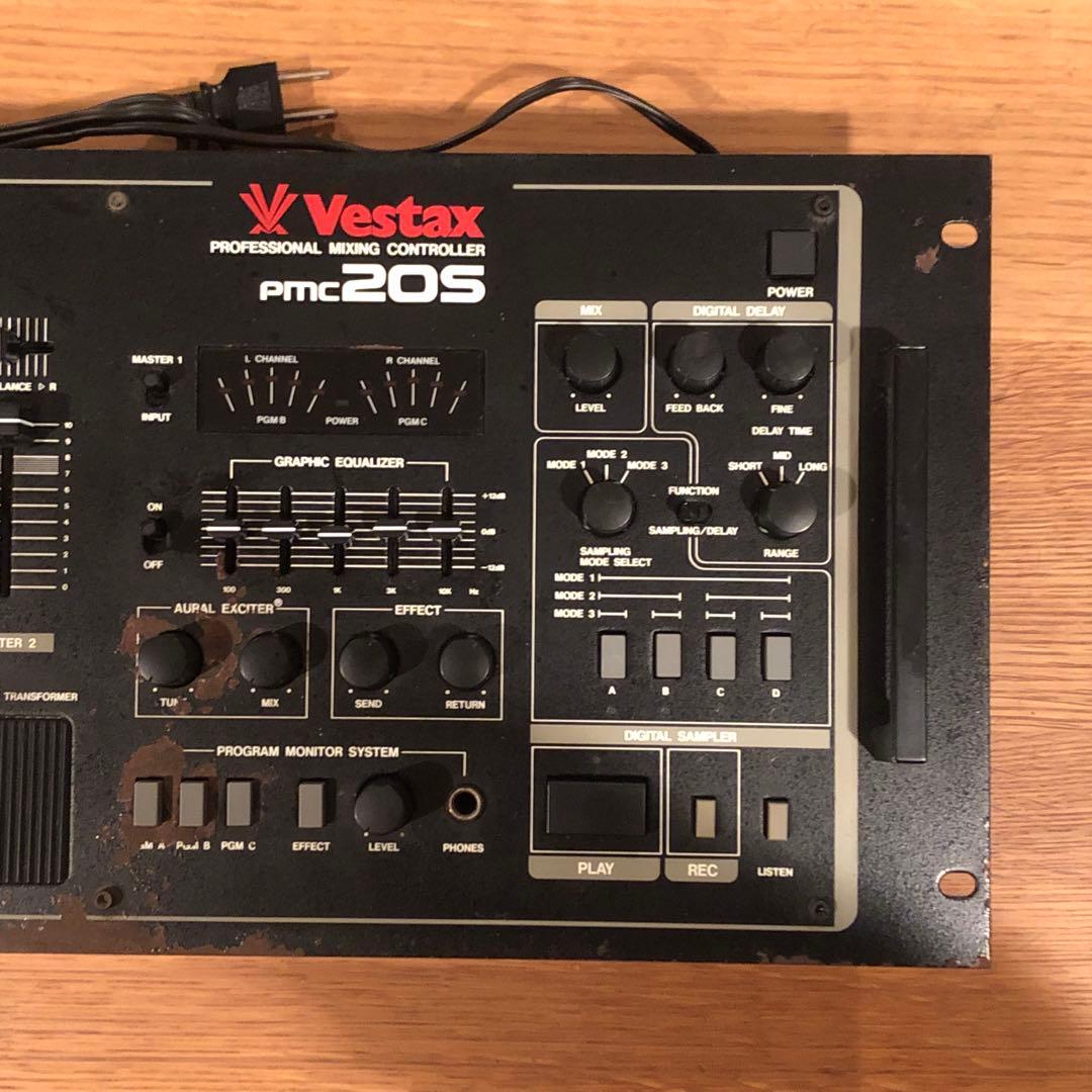 Vestax PMC-20S ビンテージDJミキサー メンテ済み