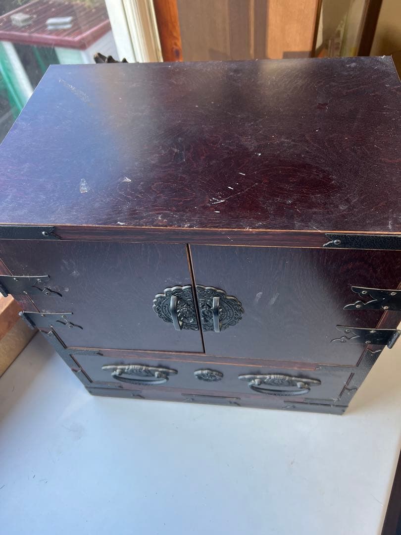 【和風 小物収納箱／小型箪笥／飾り箪笥】