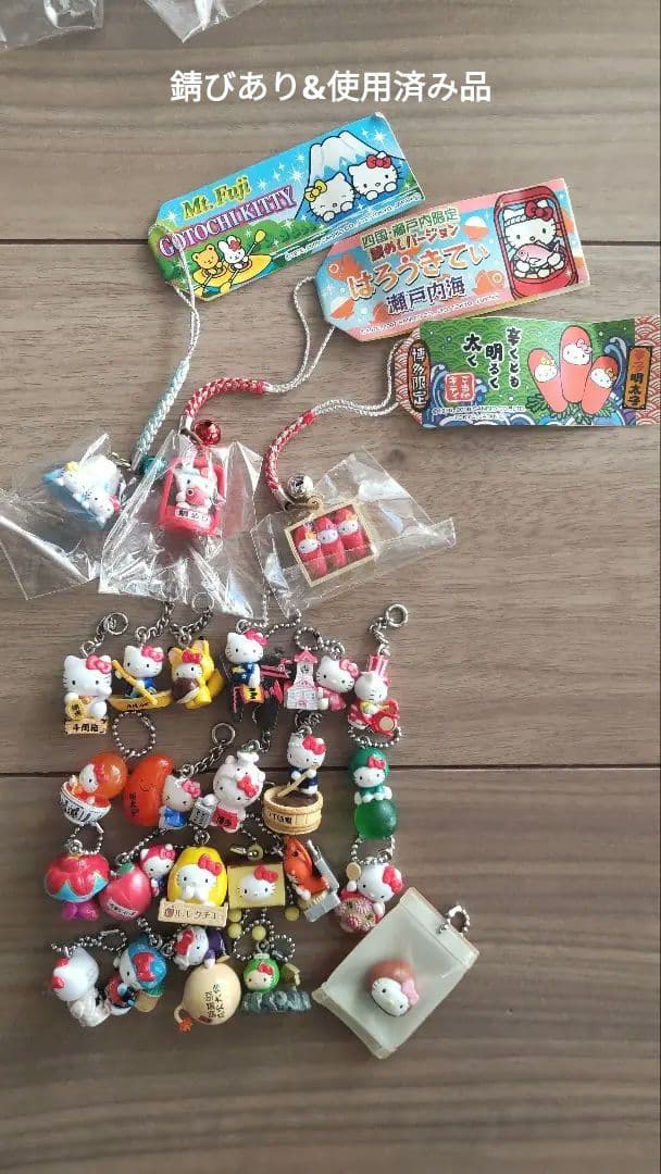 画像追加しました ご当地キティ 根付け+ファスナーマスコット