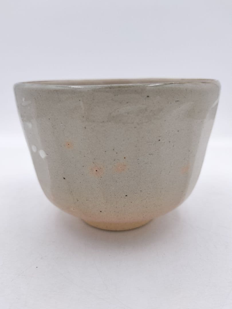 c167【未使用】茶碗 半筒 乾山 雪南天 杣山 南口閑粋 木箱 茶道 NI13