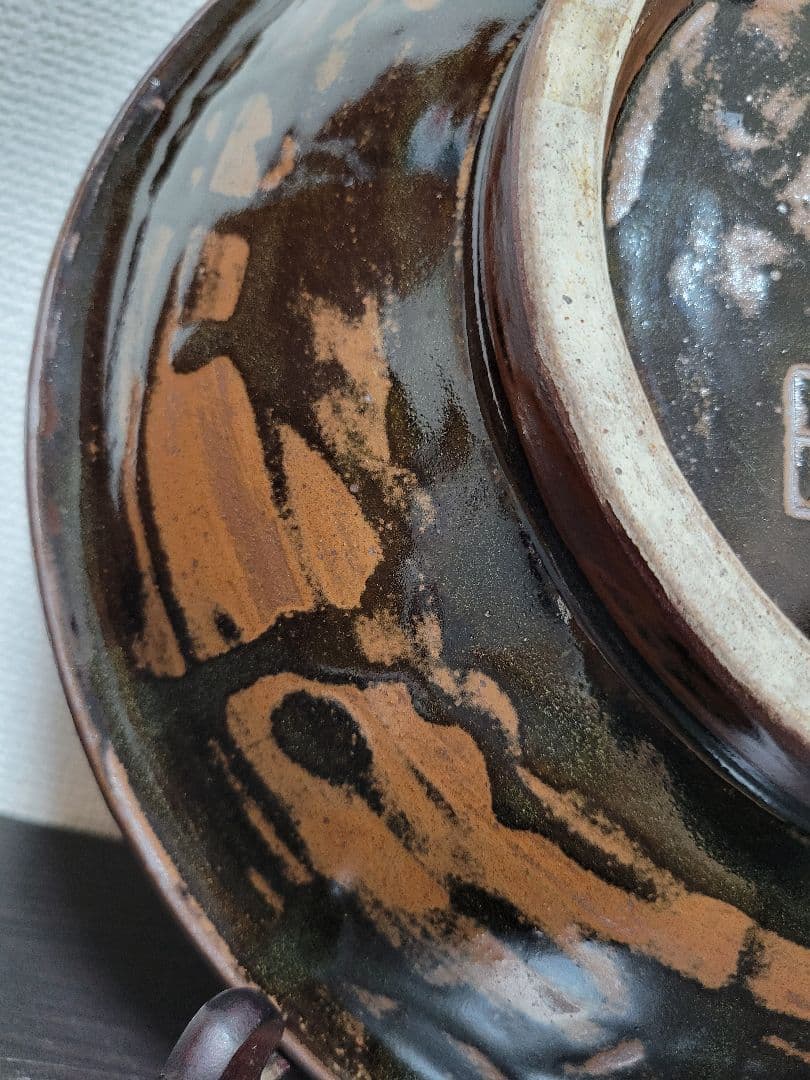 壺屋焼　登り窯　金城敏昭　やちむん　沖縄　深皿　盛鉢　皿縦は付きません