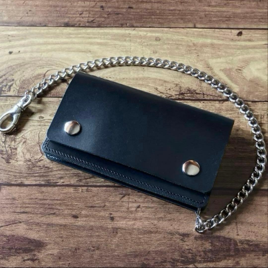 【ガボール】イタリアンレザー トラッカーウォレット6インチ（ミドル）