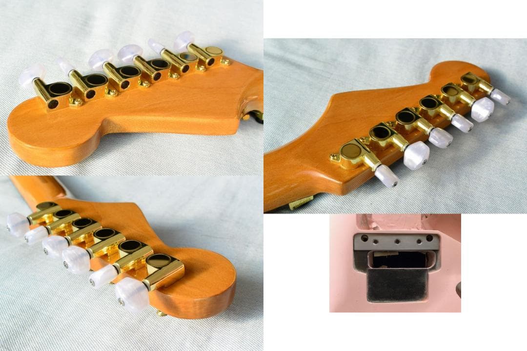 Fender STR-75 フロイドローズ シェルピンク ブリッジ補強 80年代