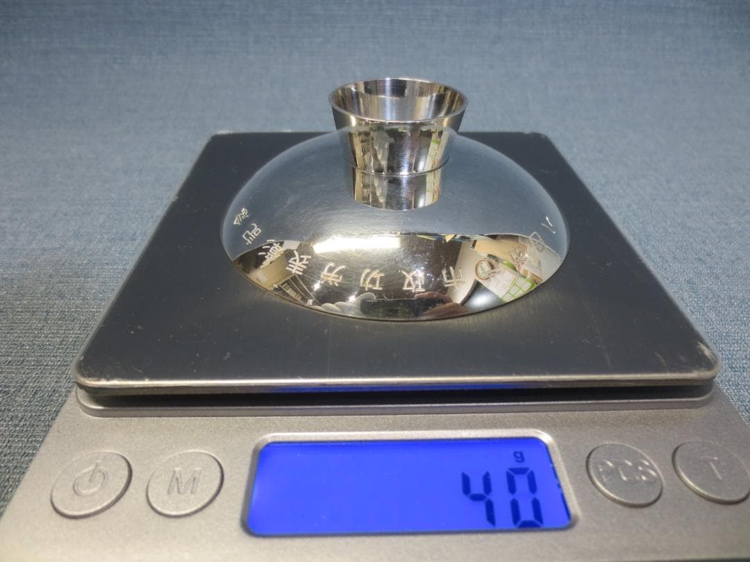 純銀　(小×４)　銀盃　銀杯　4ヶ　合計　約114ｇ