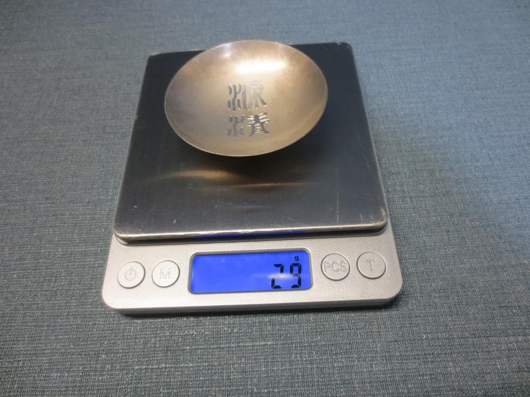 純銀　(小×４)　銀盃　銀杯　4ヶ　合計　約114ｇ