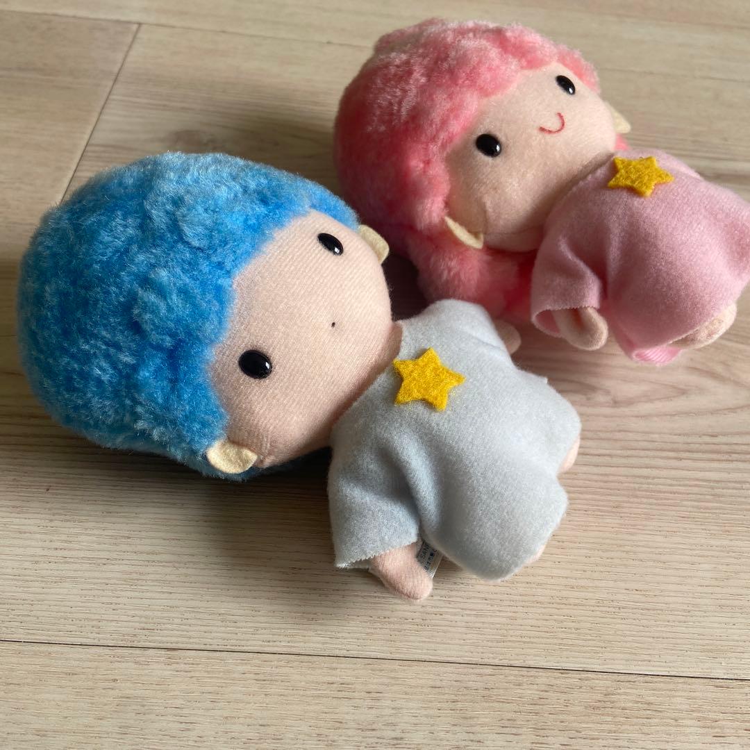 サンリオ　キキララ　ぬいぐるみ　平成レトロ　タカラ 非売品　希少レア　1992年