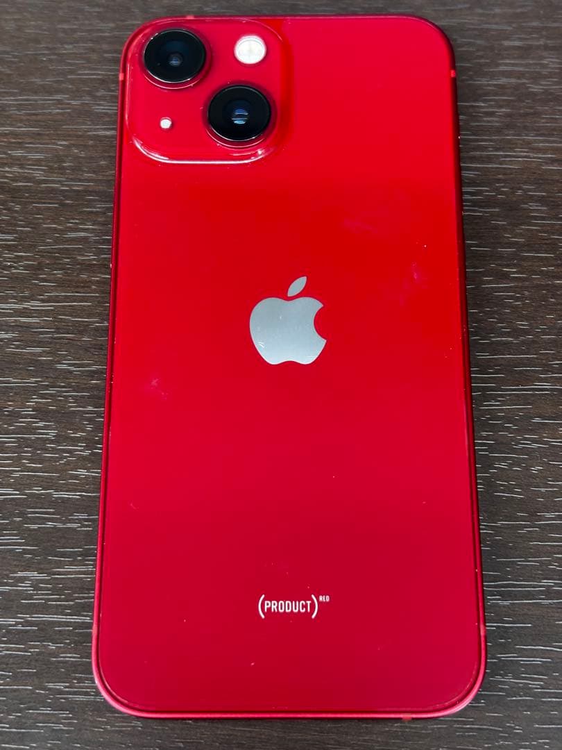 iPhone 13 mini (PRODUCT)RED バッテリー良好