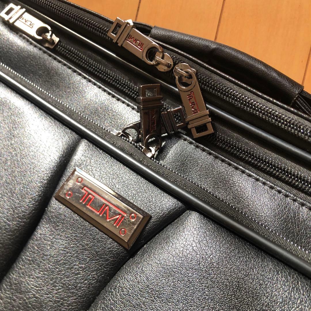 バッグ TUMI 2way leather carrybar case 2 wheels