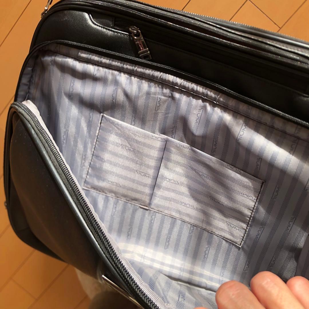 バッグ TUMI 2way leather carrybar case 2 wheels