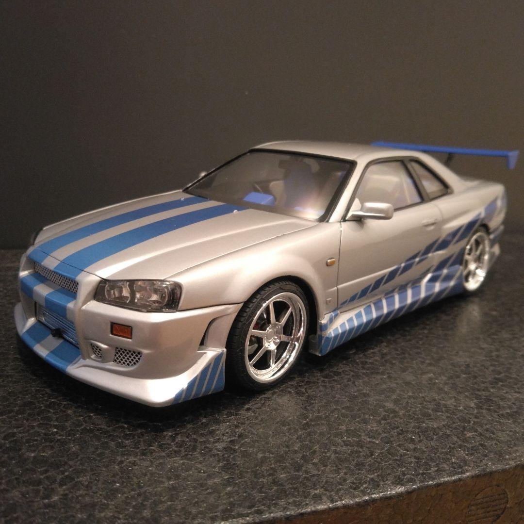 1/24 SKYLINE GT-R ワイスピ ブライアン仕様 アオシマ