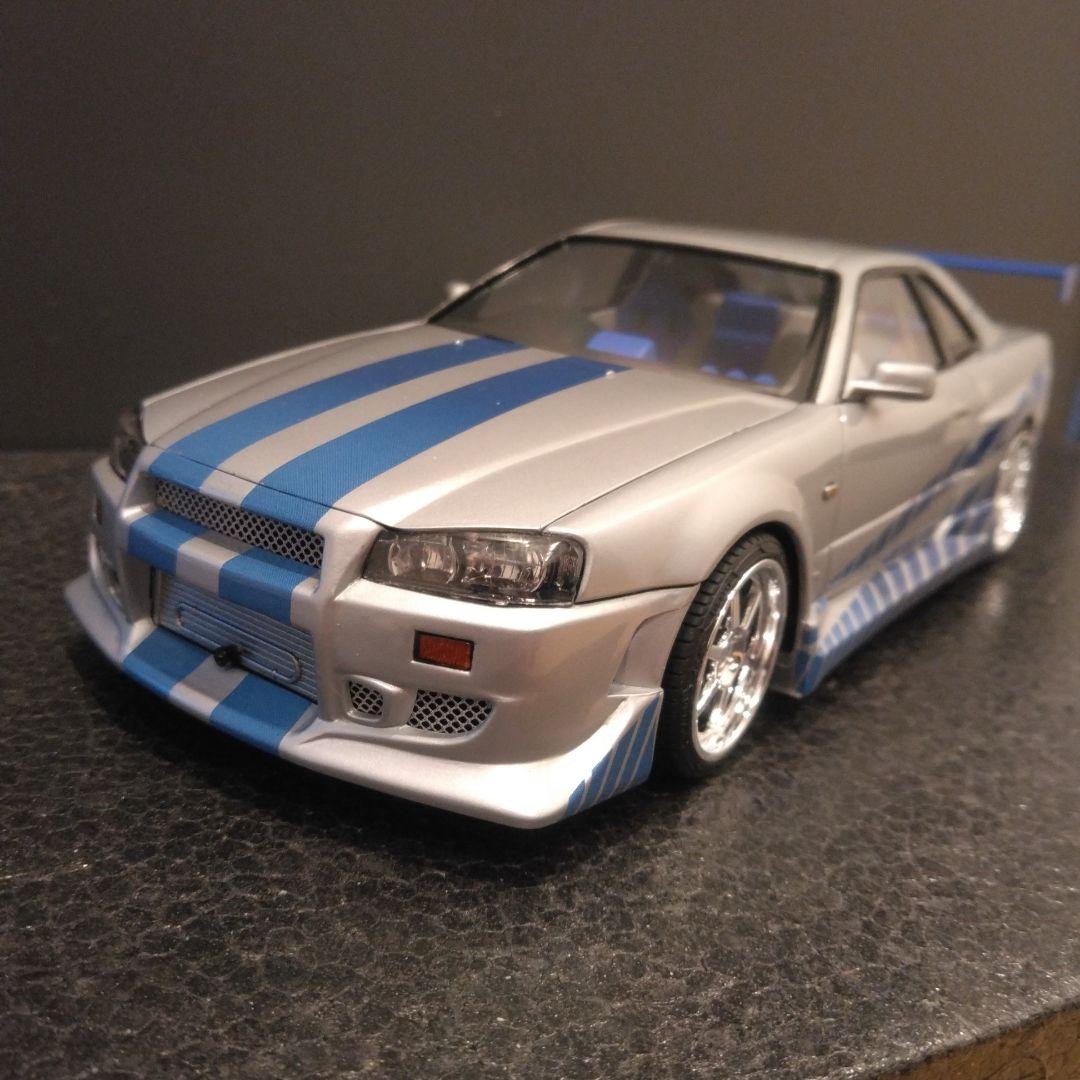R34 スカイライン GT-R ワイルドスピード 1/24 アオシマ