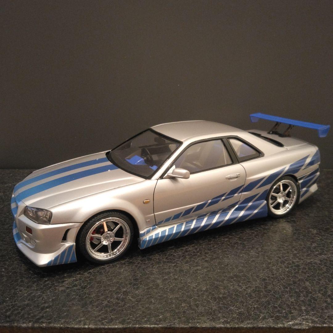 R34 スカイライン GT-R ワイルドスピード 1/24 アオシマ
