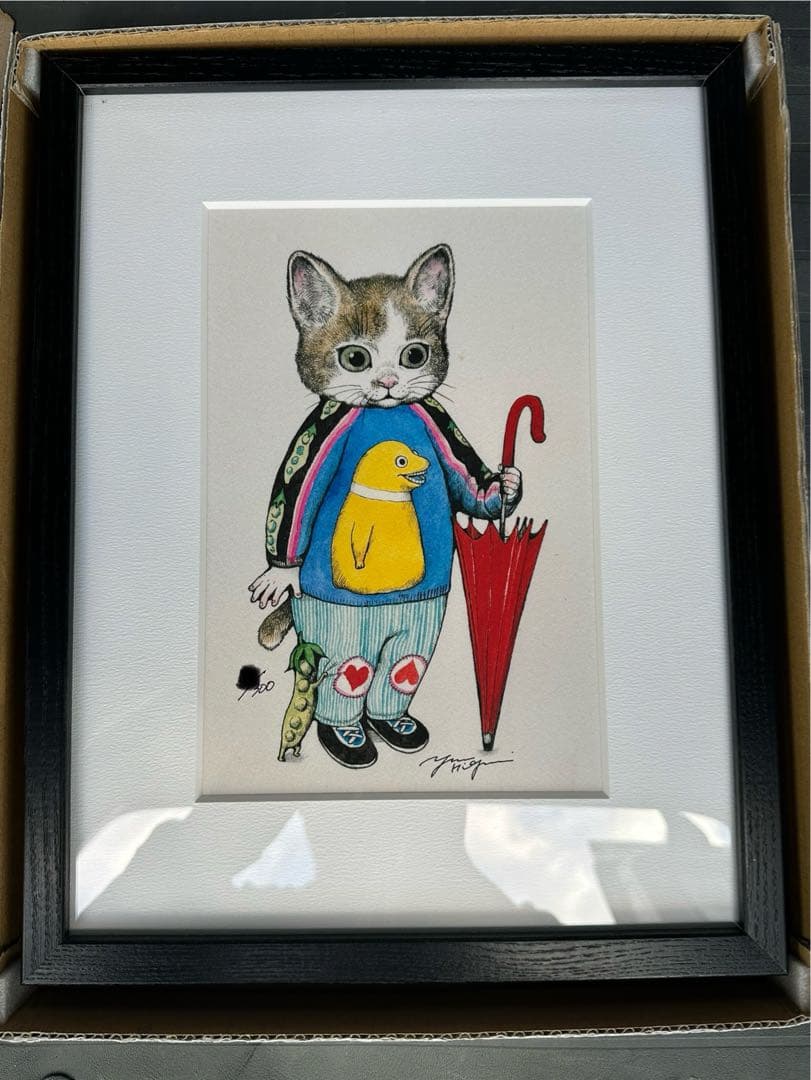 ヒグチ ユウコ複製画 TAIWAN TICKET ボリス