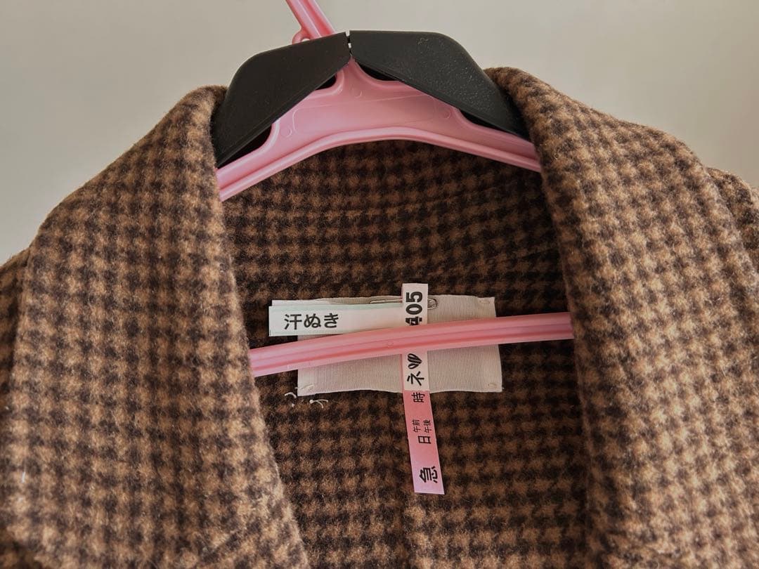 TODAYFUL オーバーチェックコート〔サイズ36〕