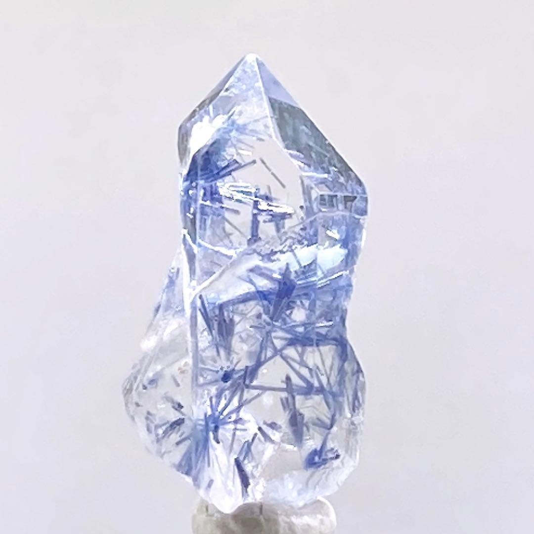 蛍*様 デュモルチェライトインクォーツ　原石　鉱物標本　天然石　水晶　956