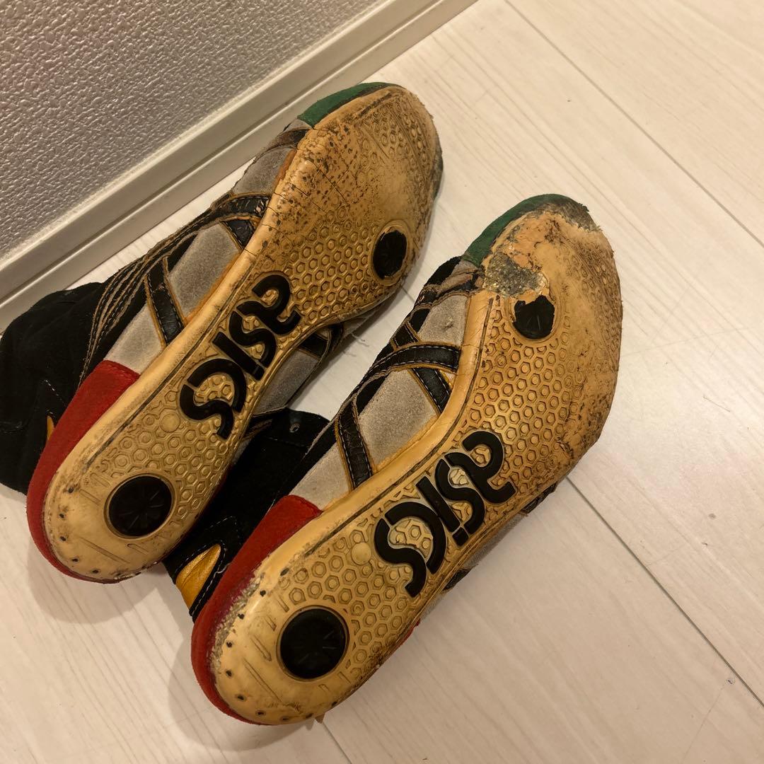 ASICS レスリングシューズ旧オーダーボクシングシューズ ハイカット
