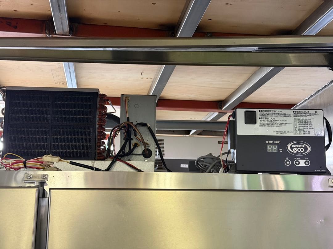 2019年 フクシマ縦型冷蔵庫 1500x800x1940