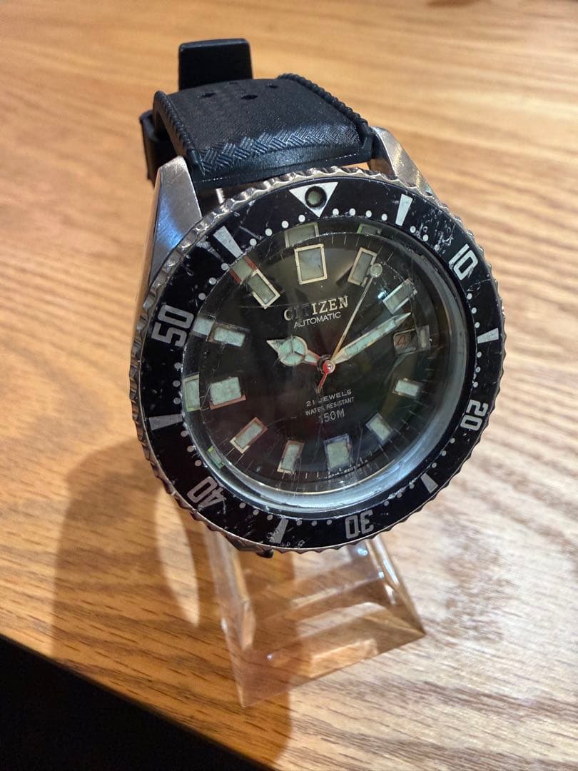 CITIZEN チャレンジダイバー　フジツボダイバー　150m防水　OH済