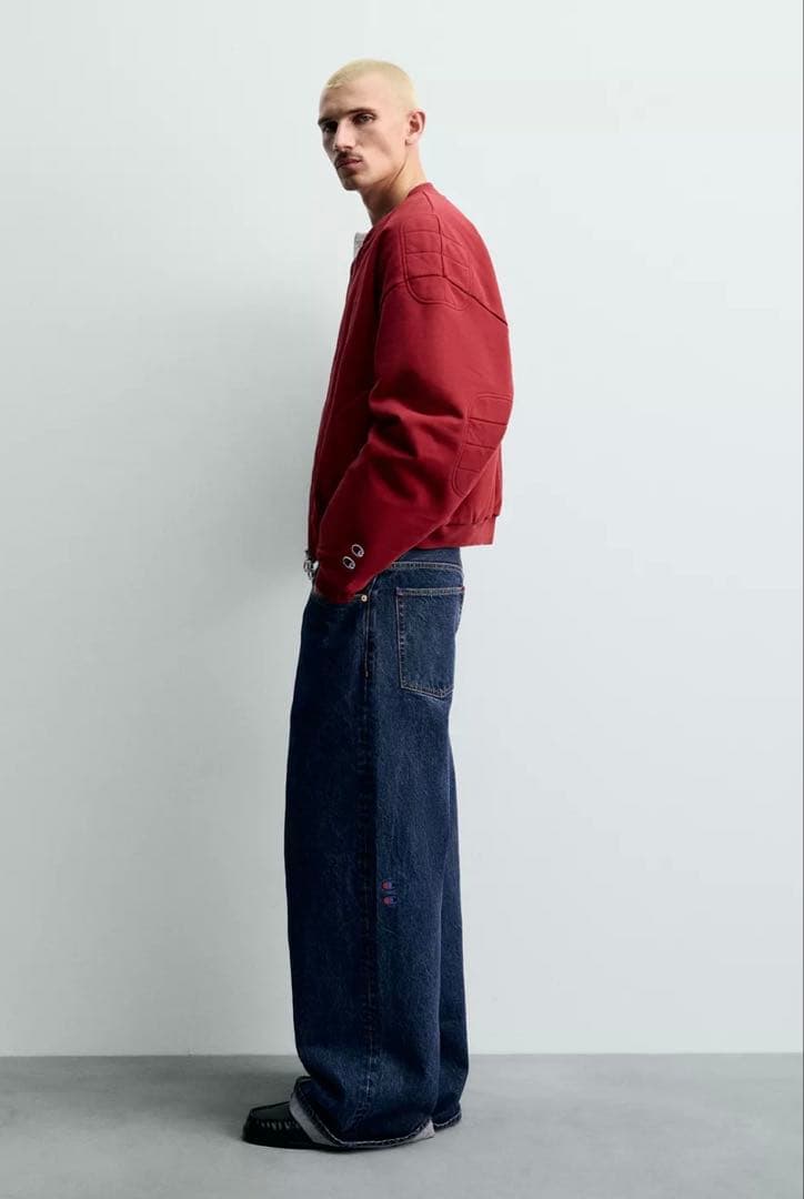 ZARA CHAMPION キルティングボンバージャケット