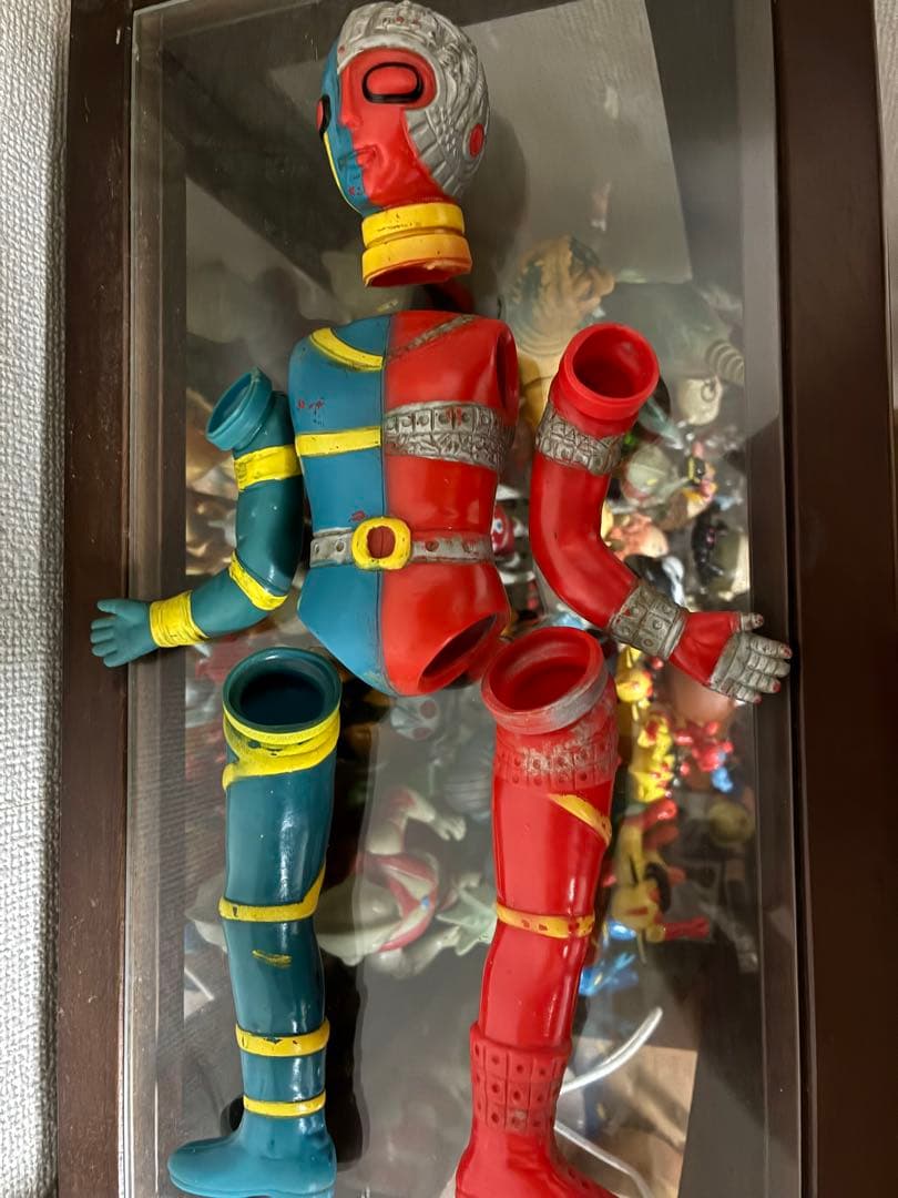 当時物　タカトク　人造人間キカイダー　ソフビ　約28cm　ソフビ