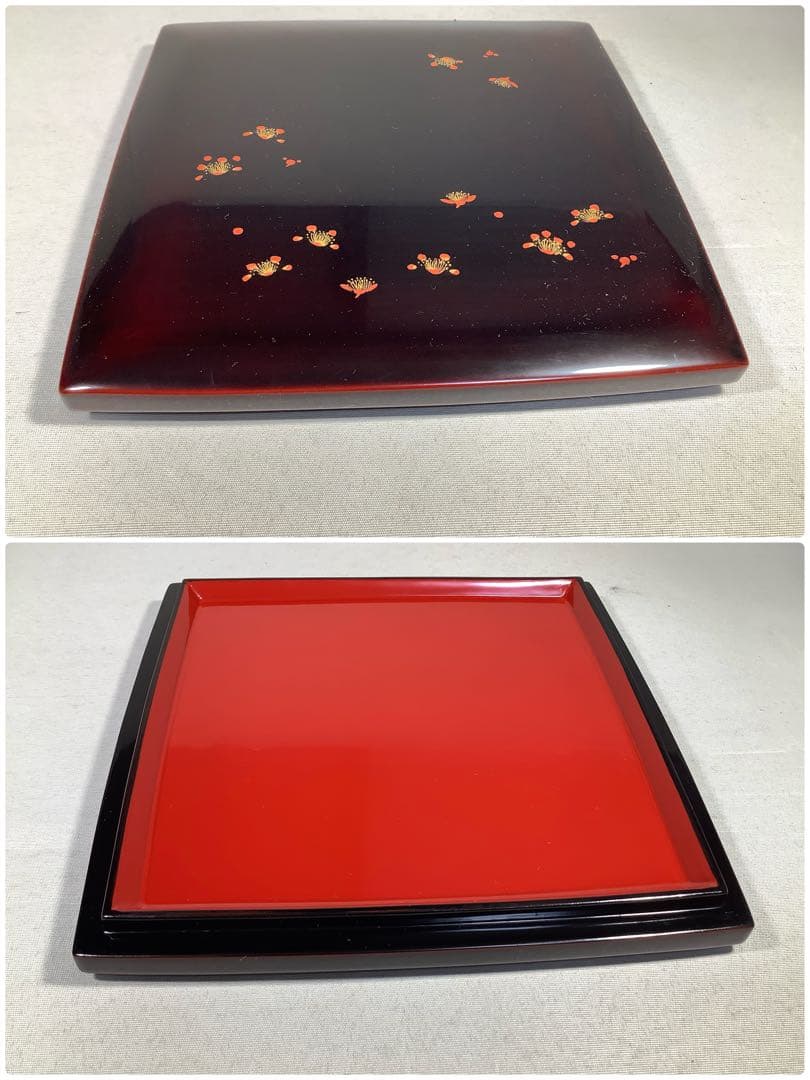 輪島塗　重箱　三段重　漆器　茶道具　送料無料