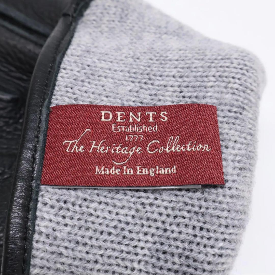DENTS デンツ 美品 ディアスキン カシミアライナー 手袋 8 1/2