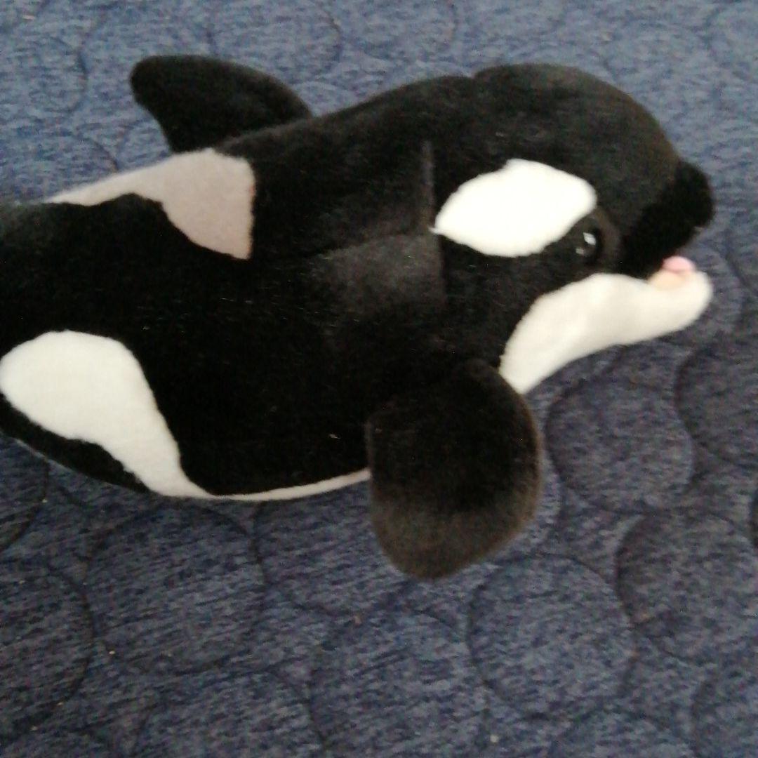 シャチのぬいぐるみ