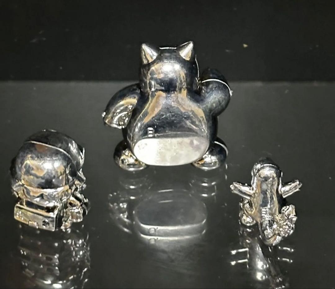 【激レア】初期ポケットモンスターレッド/ヒトカゲ/カビゴンメタルフィギュアセット