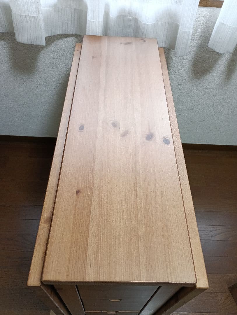 「SU」IKEA イケア　ノールデン　ゲートレッグ　引出し付　バタフライ