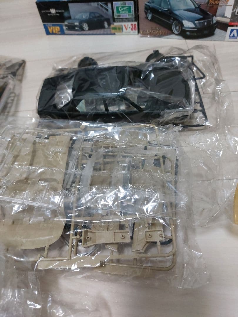 プラモ　アオシマ　タイヤ　ホイール　車