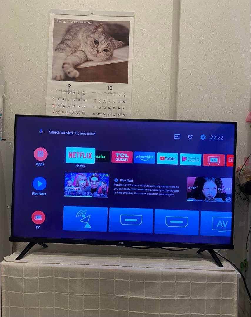 TCL 40S5200B 40インチ液晶テレビ