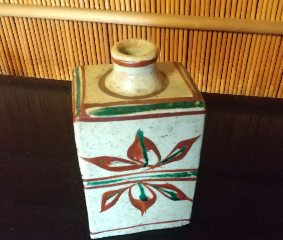 人間国宝　濱田庄司　花入　共箱