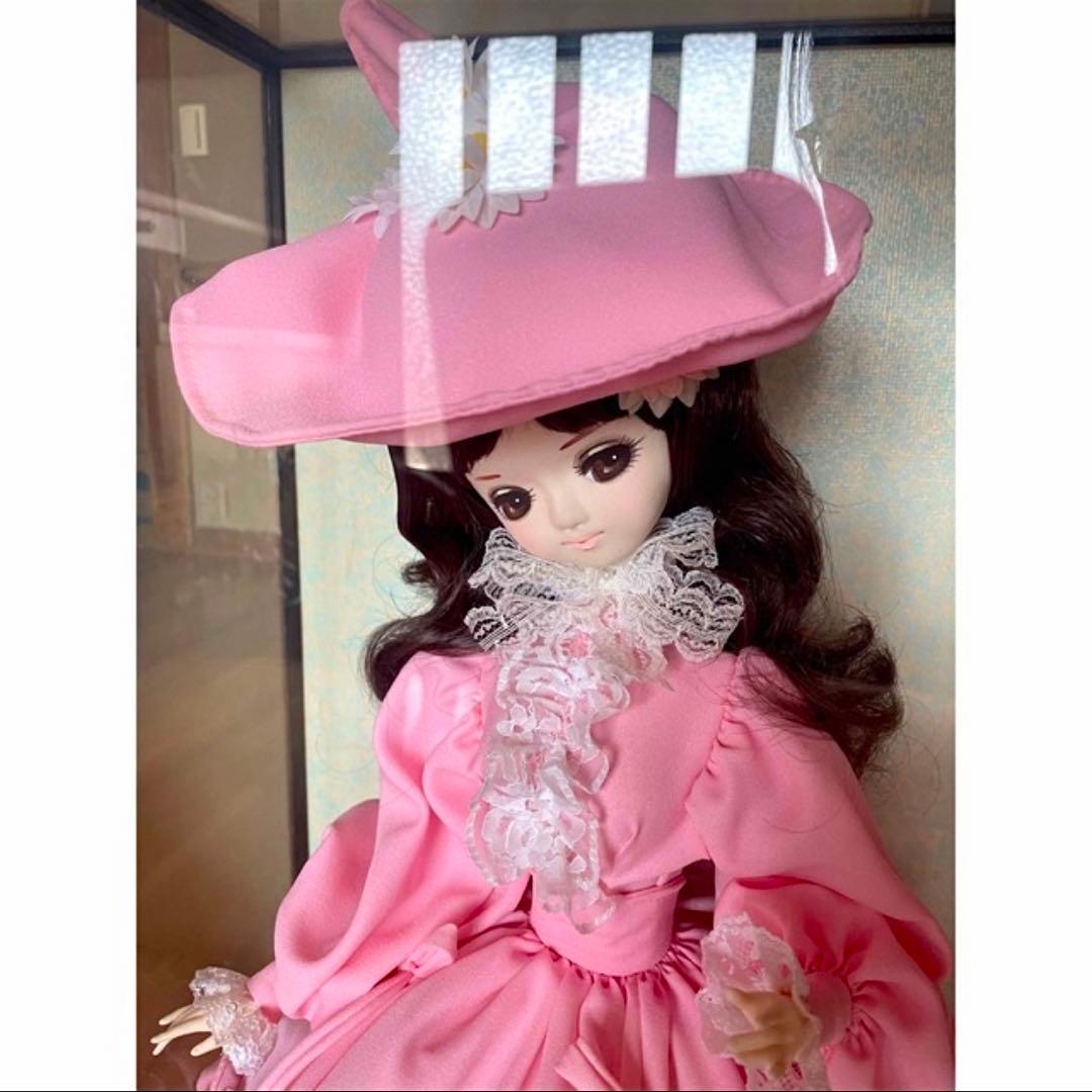 ●【美品】アンティーク フランス人形 専用クリアケース付 ドール マーガレット①