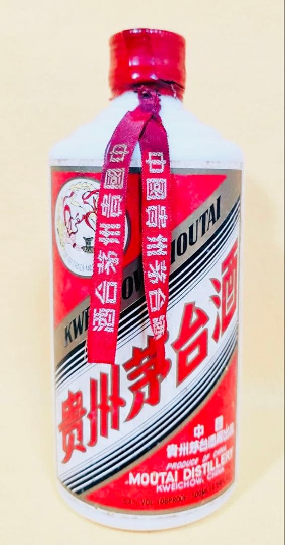 81年代MOUTAI中国酒茅台酒貴州マオタイ500mlアルコール53度天女ラベル