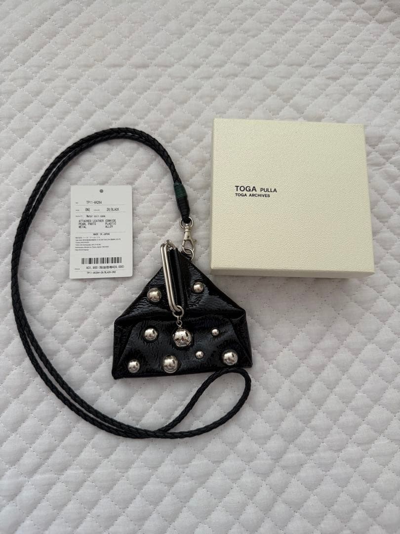 TOGA PULLA l coin case ブラック