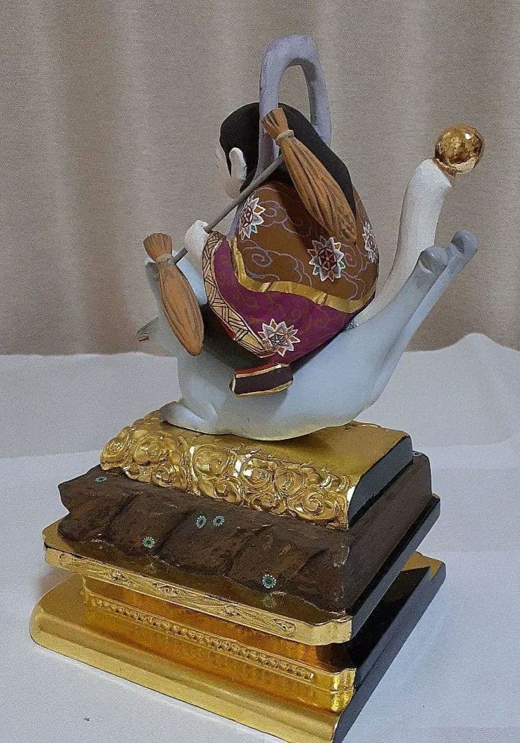 極彩色　荼吉尼天像　仏像