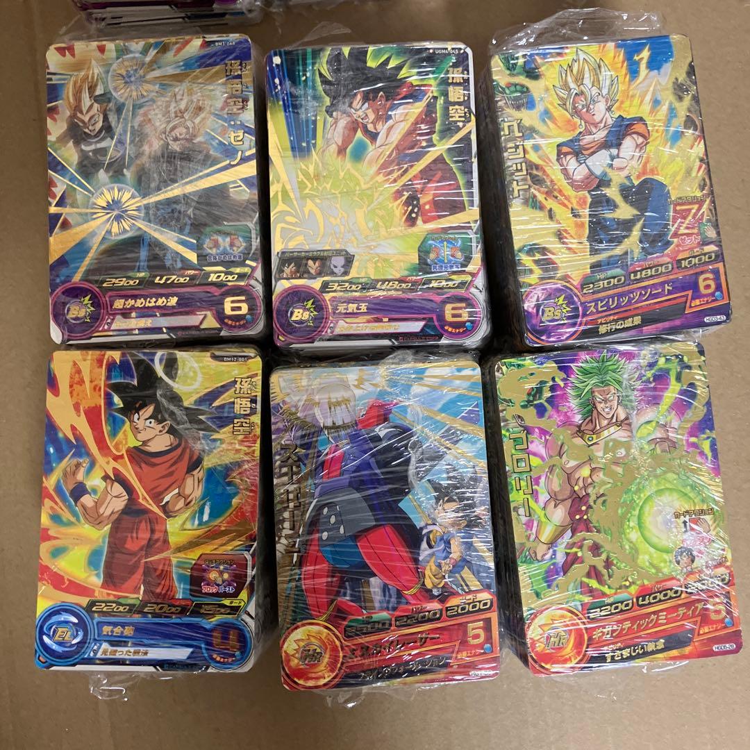 ドラゴンボールヒーローズ　傷ありカード5000枚以上、カードケース、カードBOX