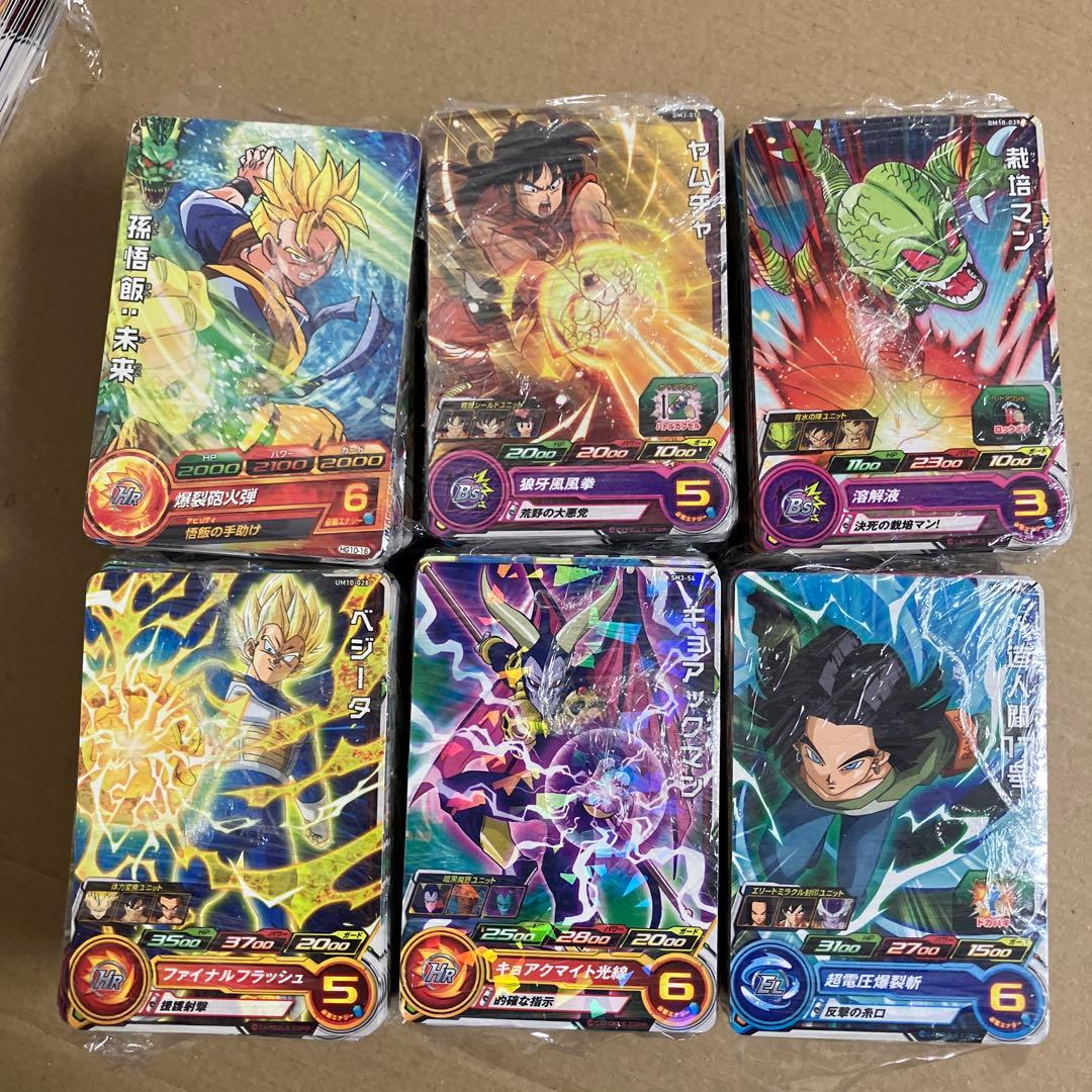 ドラゴンボールヒーローズ　傷ありカード5000枚以上、カードケース、カードBOX