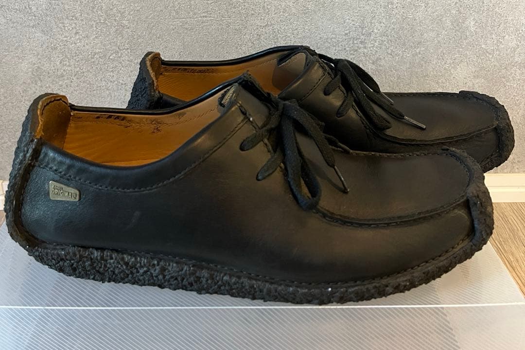 【美品】クラークス Original ナタリーワラビーブラック 本革