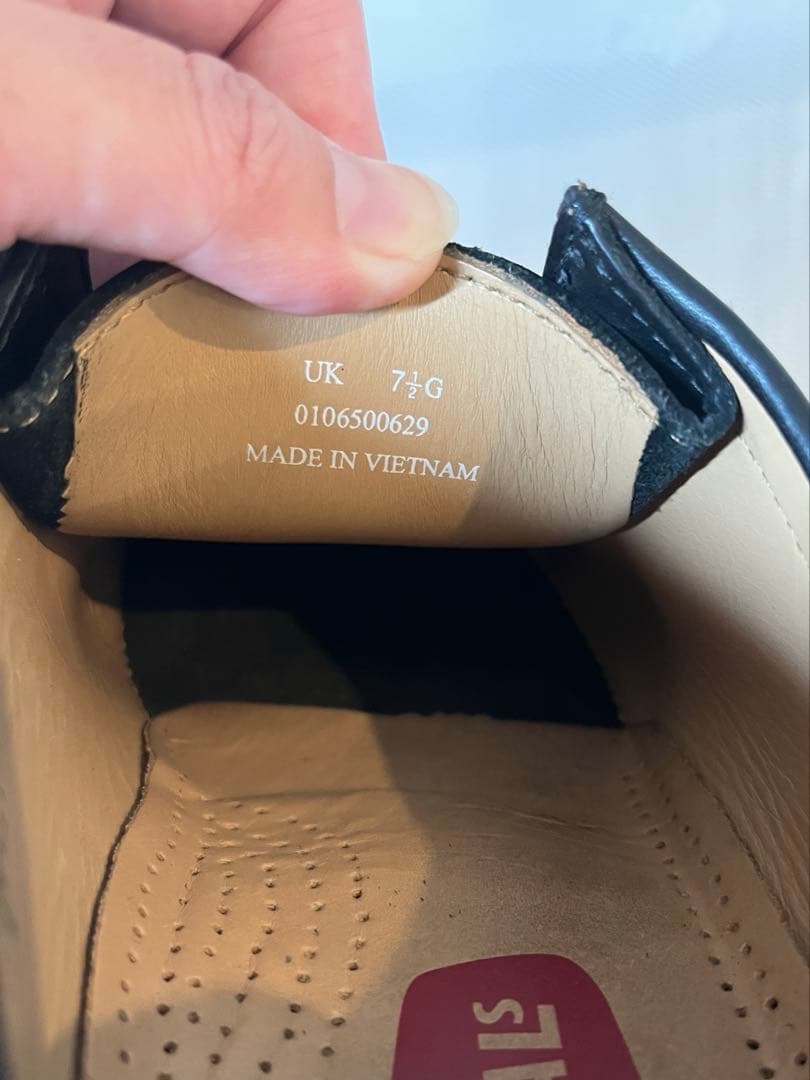 【美品】クラークス Original ナタリーワラビーブラック 本革