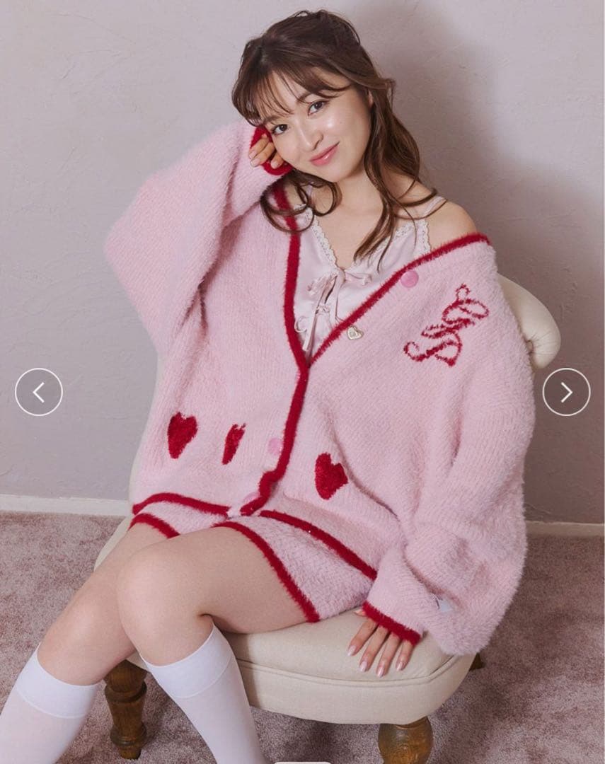 ジェラートピケ ラメフェザー上下セット ピンク サイズ F 未開封 タグ付き