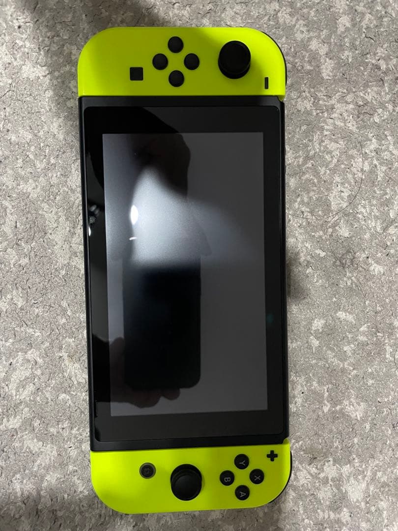 Nintendo Switch 本体 イエロー　ポーチ付き　箱無し