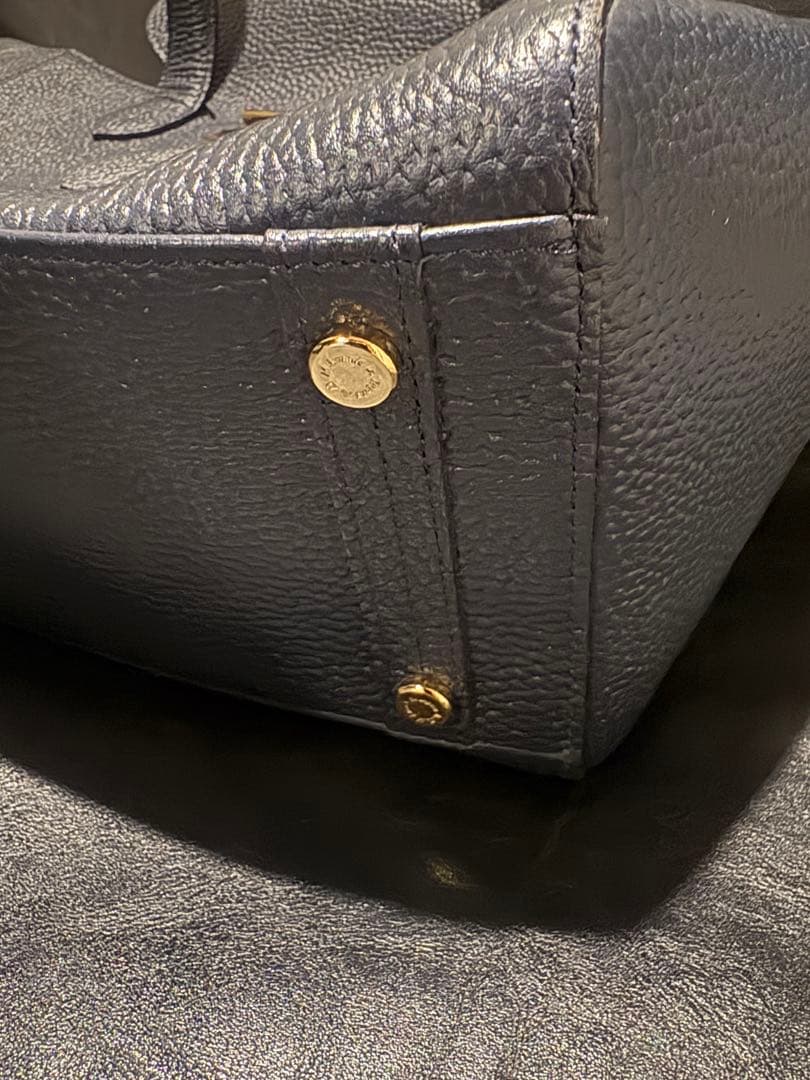 A.D.M.Jバック　濃紺＆淡いピンク